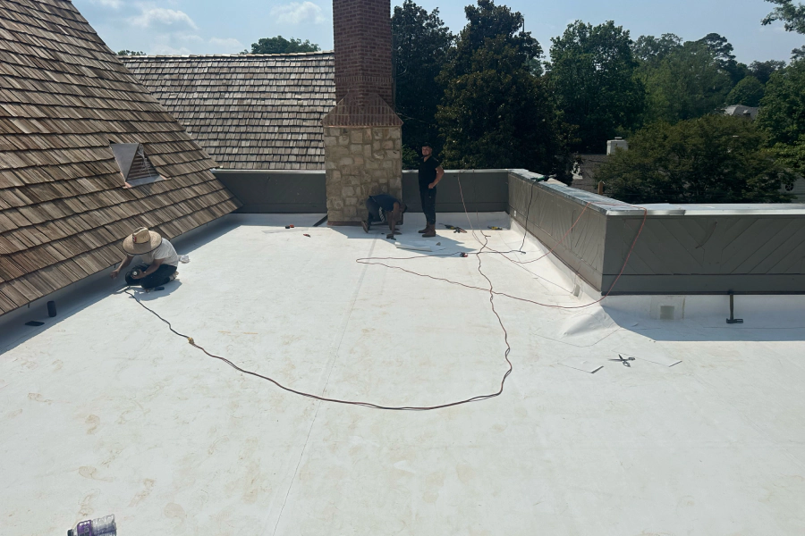 flat roofing installation service